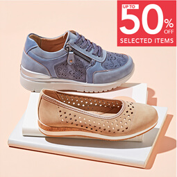 Up to 50% off Ladies Footwear